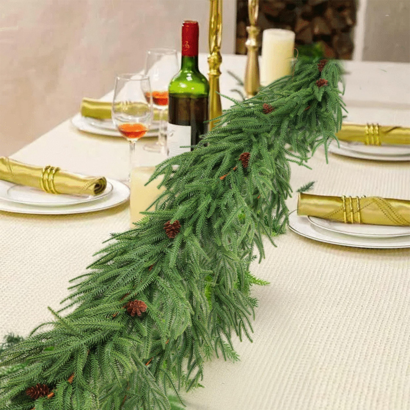 高品質な人工観葉植物、クリスマスツリー、ガーランド、リース、 - Rattan Plant Basket のレビューと価格