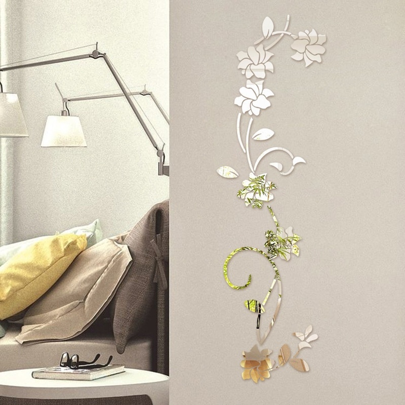 3D DIY 花の形のアクリル壁デカール モダン クラシック - Home Decor Y2K のレビューと価格